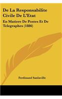 De La Responsabilite Civile De L'Etat