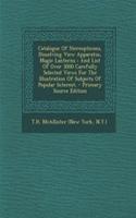 Catalogue of Stereopticons, Dissolving View Apparatus, Magic Lanterns