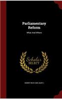 Parliamentary Reform
