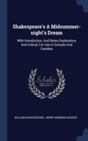Shakespeare's A Midsummer-night's Dream