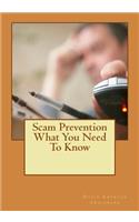 Scam Prevention What You Need to Know: (English)