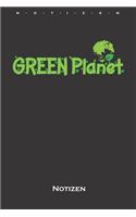 Green Planet Notizbuch