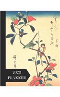 2020 Planner: Japanese Themed: Pretty Classic Vintage Cover: Monthly & Weekly Planner Calendar With Dot Grid Pages: Great Gift For Language Learner & Japanese Cul