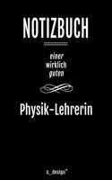 Notizbuch für Physik-Lehrer / Physik-Lehrerin