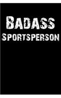 Badass Sportsperson: Blank Lined Journal (Diary, Notebook)