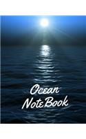 Ocean Notebook: Notebook: Ocean Journal Notebook (8x10 in. Lined Composition Notebook 100 pages) Back to School Composition Notebook; Ocean Notebook, Beach Notebook