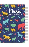 Music Sheet Notebook