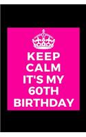 I Can't Keep Calm It's My 60th Birthday