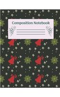 Composition Notebook: Christmas Composition Notebook College Ruled Notebooks Paper - Xmas Composition Notebook (Diary, Journal) 8.5x11in 110 Pages College Ruled Notebooks