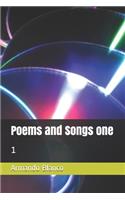 Poems and Songs one