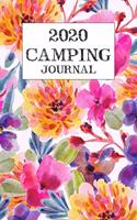 2020 Camping Journal: Travel Camping Journal 2020 Monthly Calendar RV Trailer Campsites Campgrounds Logbook Record Your Family Kids Adventures Log Book Road Trip Planner 