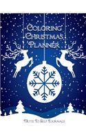 Coloring Christmas Planner