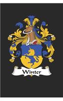 Winter: Winter Coat of Arms and Family Crest Notebook Journal (6 x 9 - 100 pages)