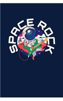 Space Rock: Notebook Outer Space Astronaut Lovers And Astronomy Science Fans.