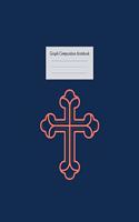 Graph Composition Notebook: Grid Paper Notebook: Large Size 8.5x11 Inches, 110 pages. Notebook Journal: Red Blue Cross Workbook for Preschoolers Students Teens Adults for Schoo