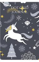 Dot Grid Journal: Unicorn(1 Christmas Journals)