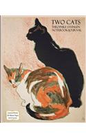 Two Cats - Théophile Steinlen - Notebook/Journal