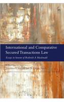 International and Comparative Secured Transactions Law