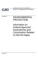 Environmental protection, information of federal agencies' expenditures and coordination related to harmful algae