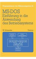 Einführung in Die Anwendung Des Betriebssystems Ms-DOS