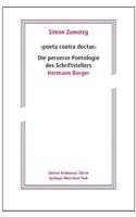 Poeta Contra Doctus: Die Perverse Poetologie Des Schriftstellers Hermann Burger