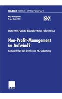Non-Profit-Management Im Aufwind?
