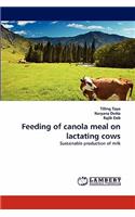 Feeding of canola meal on lactating cows