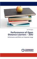 Performance of Open Distance Learners - Zou