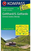 GOTTHARD 108 GPS R KOMPASS GRIMSEL SUSTE
