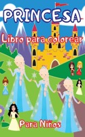 Princesa Libro para colorear para niños