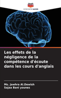 Les effets de la négligence de la compétence d'écoute dans les cours d'anglais