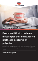 Dégradabilité et propriétés mécaniques des armatures de prothèses dentaires en polymère