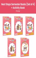 Next Steps Semester - Primer - Set of 4 with Activity Book - NEP 2020 Compliant | Next Steps Set Of 4 Semester with Activity Book - Primer