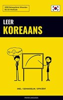 Leer Koreaans - Snel / Gemakkelijk / Efficient: 2000 Belangrijkste Woorden