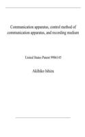 Communication apparatus, control method of communication apparatus, and recording medium