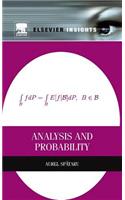 Analysis and Probability