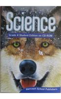 Harcourt School Publishers Science: Student Edition on CDROM (Sgl) Grade 4 2006