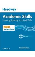 Headway Academic Skills: 1: Listening, Speaking, and Study Skills Teacher's Guide with Tests CD-ROM