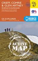 Crieff, Comrie & Glen Artney, Strathearn & Auchterarder: (OL 47 OS Explorer Map Active)