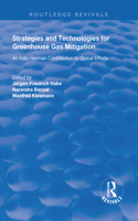 Strategies and Technologies for Greenhouse Gas Mitigation