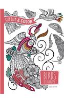 Keep Calm and Color -- Birds of Paradise Coloring Book