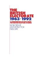 British Electorate, 1963-1992