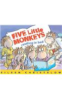 Five Little Monkeys Reading in Bed