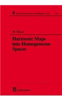 Harmonic Maps Into Homogeneous Spaces