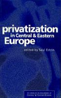 Privatization in Central and Eastern Europe