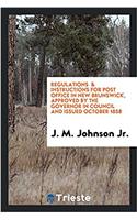 REGULATIONS  & INSTRUCTIONS FOR POST OFF