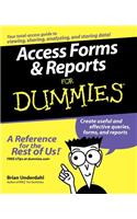 Access Forms and Reports for Dummies