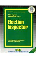 Election Inspector: Passbooks Study Guide