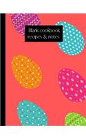 Blank cookbook recipes & notes