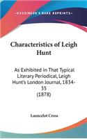 Characteristics of Leigh Hunt
